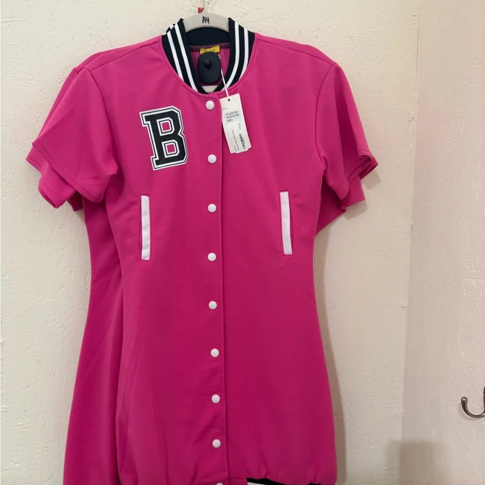Pink Varsity Jacket - Picture 1 of 1